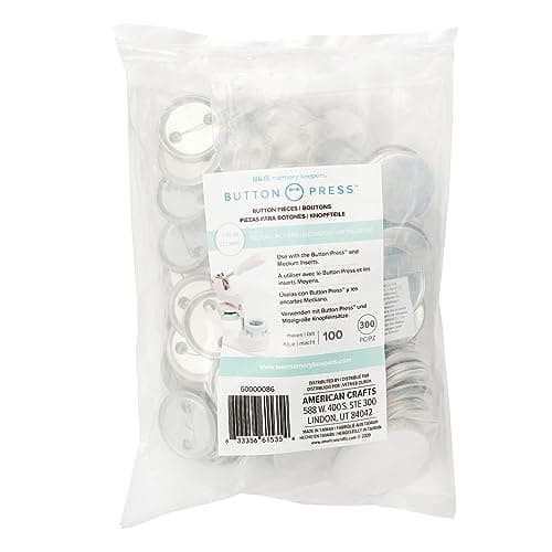 We R Memory Keepers Button Pre...ill Pack 100/Pkg-Medium (37mm)
