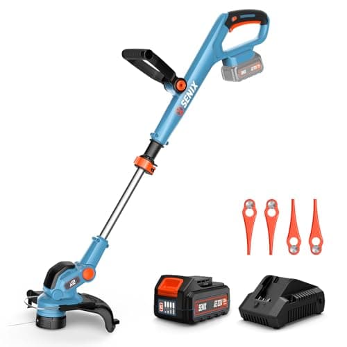 SENIX 20V 12" String Trimmer a..., w/2.0Ah Battery & 2A Charger