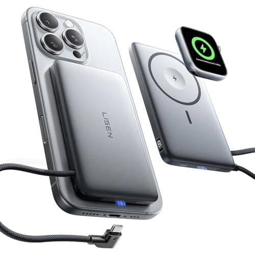 LISEN 10000mAh 3-in-1 MagSafe Power Bank with Apple Watch Charging $23 & More + FS w/ Prime or orders $35+