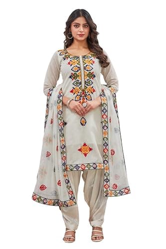 Shreyanvi Indian Pakistani Designer Ready to Wear Ethnic Punjabi Salwar Kameez Dupatta Patiala Suit Set for Women