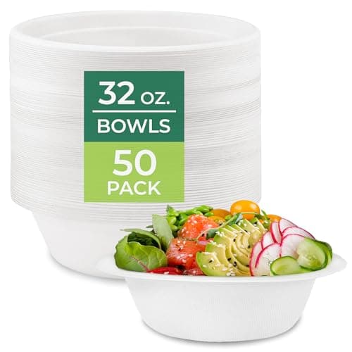 Freshware Paper Bowls - Dispos...zer Safe, Stackable Dinnerware