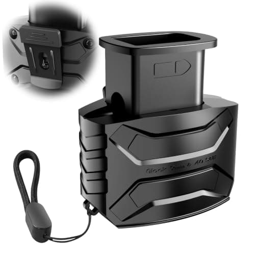 Magazine Speed Loader for Glock 9mm/.40 S&W - With Belt Clip and lanyard Efficient Stable and Durable Fits Glock Accessories17,18,19,22,23,24,26,27,34,35,45 & 47 -for Fathers Friend & Shooting Buddies