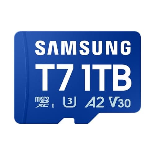 Samsung microSDXC T7 1TB, Tran... Everyday Users (MB-MB1T0T/AM)