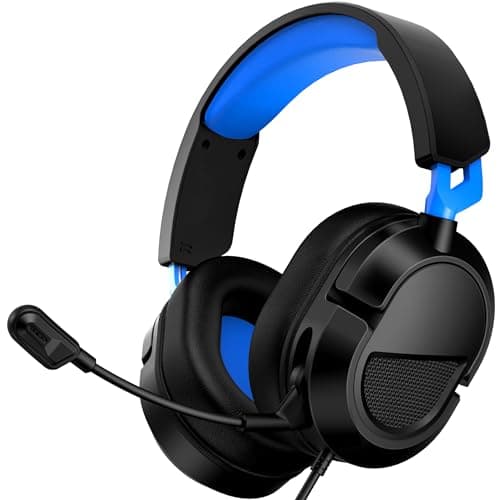 AOC Wired Gaming Headset for PS5, Xbox Series X|S & Xbox One,PC, Switch, 207g Ultra-Lightweight, Stereo Bass, 79in Cable, 3.5mm Splitter, Gaming Headphones with Clear Mic, Gamer Gifts