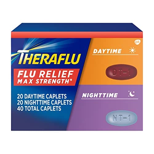 Theraflu Max Strength Flu Symp... Relief- 20 Caplets Combo Pack