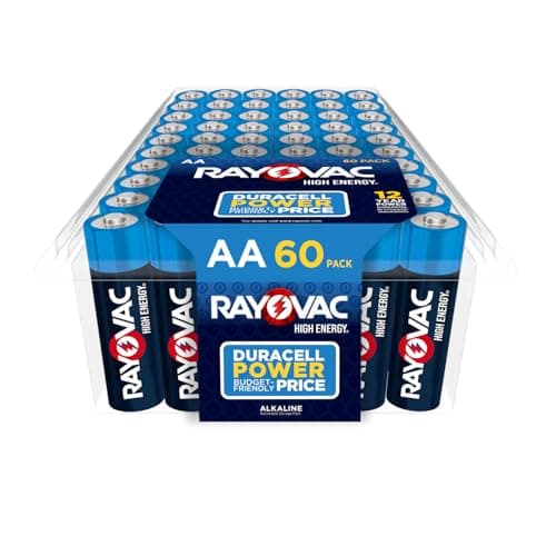Select Accts: 60-Ct Rayovac AA High Energy Alkaline Batteries $9.65 w/ S&S