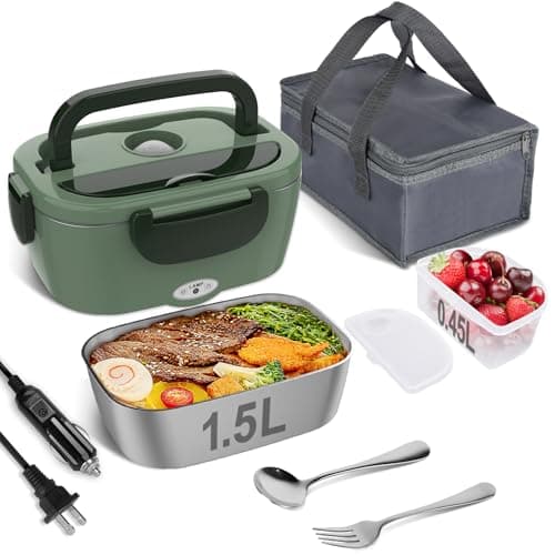 [Prime] Vabaso 80W Heated Lunch Box w/ 1.5L Stainless steel container $15.39 + Free shipping
