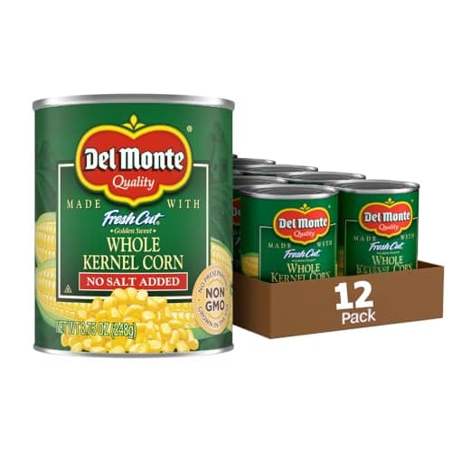 [SnS, AC] $7.33* | 12-Pack 8.75-Oz Del Monte Canned Golden Sweet Whole Kernel Corn (No Salt Added) at Amazon
