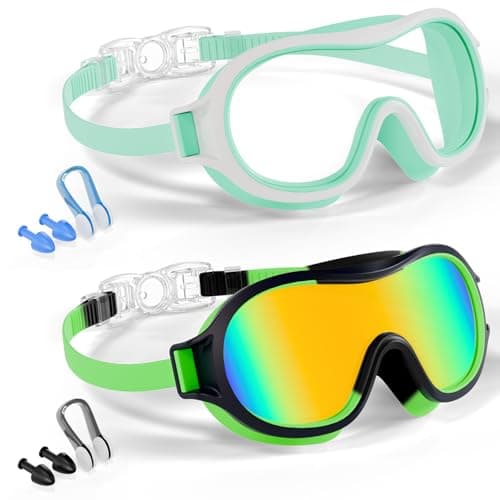 2-Pk Aegend Kids' Swim Goggles (Ages 3-15) $6