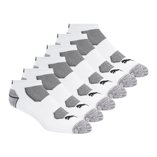 [Prime] 6-Pack PUMA Men's Low Cut Socks (White Traditional, Size 10-13) $7.27 + Free Shipping