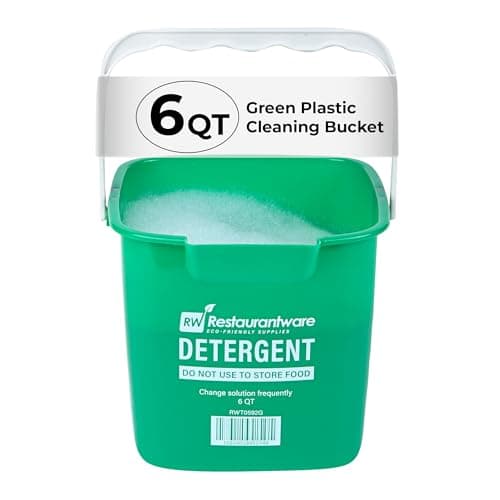 RW Clean 6 Quart Cleaning Buck...mmercial Use, - Restaurantware