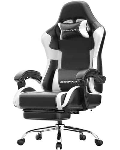 Dowinx Massage Ergonomic Gaming Chair w/ Footrest for $90 + free shipping