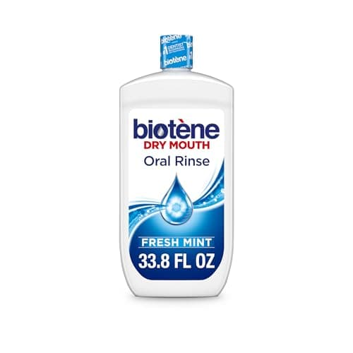 33.8 fl oz Biotene Dry Mouth Oral Rinse (Fresh Mint) $6.04 w/ S&S + Free Shipping w/ Prime or on $35+