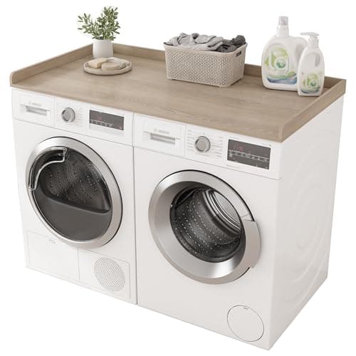 Piskyet Washer Dryer Counterto...Organization and Storage(Grey)
