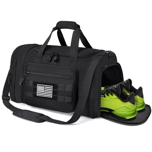 Amazon US - 50% OFF - 45L Expandable Water-Resistant Tactical Travel Duffle Bag