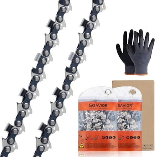 Savior 2Pcs 14 Inch Chainsaw Chain .325" LP Pitch .043" Gauge 59 Drive Links for Husqvarna 535iXP SP21G-59, for Milwaukee 2826-20T, for Dewalt DCCS674, N59 80TXL059G