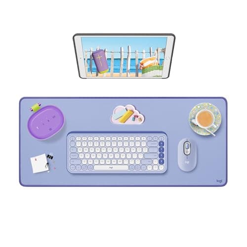 Logitech Desk Mat - Studio Ser...stant Durable Design, in Lilac