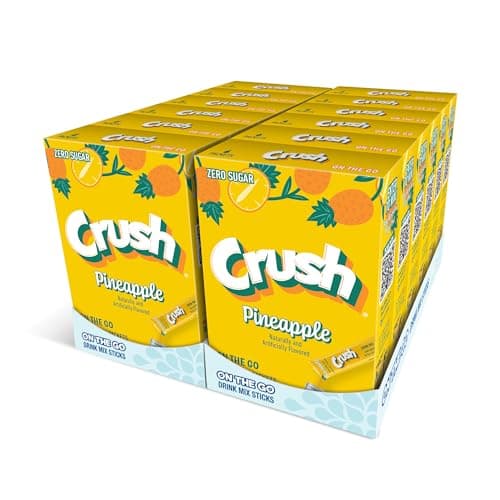 Crush- Powder Drink Mix - Suga...licious (Pineapple, 72 Sticks)