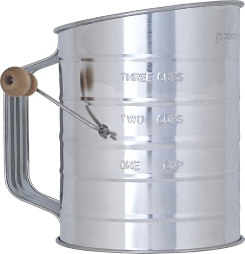 GoodCook Everyday Hand Crank Sifter with Wood Knob (3 Cup Capacity) $5.77 + Free Shipping w/ Prime or on $35+
