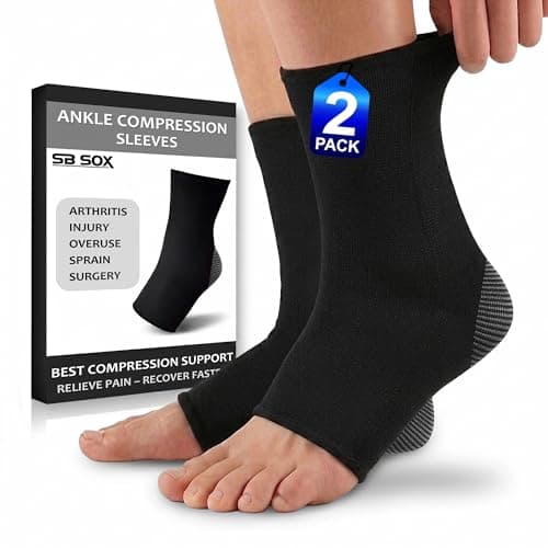1-Pair SB SOX Ankle Compression Sleeve (Various) $7.96 + Free Shipping w/ Prime or on $35+