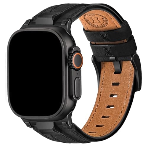Wristiani Leather Band for Apple Watch for From $9.99 + free shipping w/ Prime