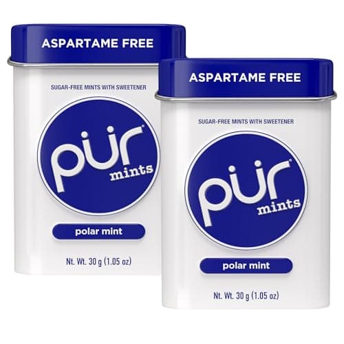 2-Pack 30-Piece PUR Mints (Polar Mints) $3.18 w/ S&S + Free Shipping w/ Prime or on $35+