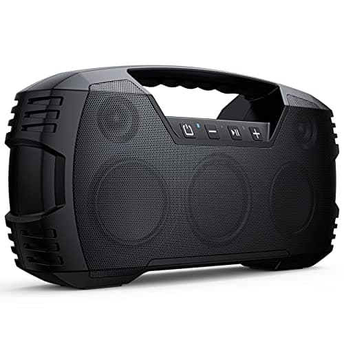 IPX7 Waterproof Outdoor Bluetooth Speaker, Wireless Black $59.98