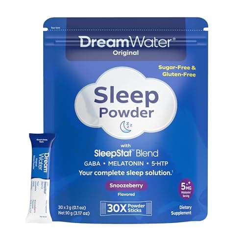 Dream Water Sleep Aid Powder; ...reshed; Snoozeberry, 30-Count.