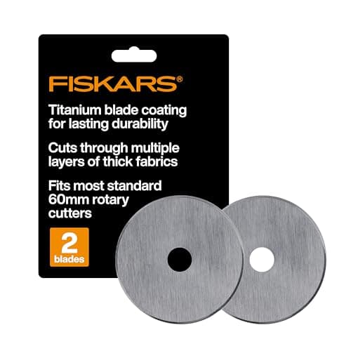 [NEW] $9.98 | Fiskars 60mm Titanium Rotary Blades (2 Pack) at Amazon