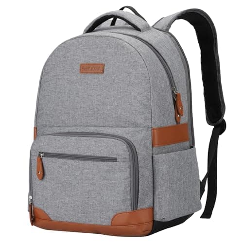 RealCool Laptop Backpack, 31L ...or School Business Trip (Gray)
