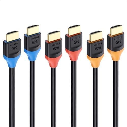 Prime: 3-Pk 6.6' Cable Matters 8K Ultra High Speed Certified HDMI 2.1 Cables $19.20 + Free S&H