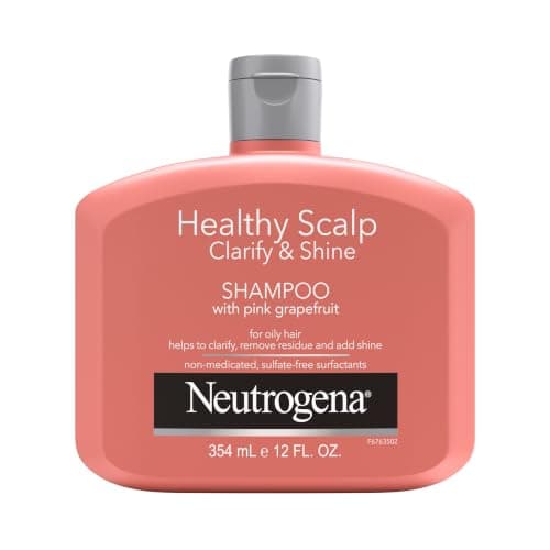 Neutrogena Healthy Scalp Pink Grapefruit Shampoo for Oily Hair & Scalp, 12 fl oz