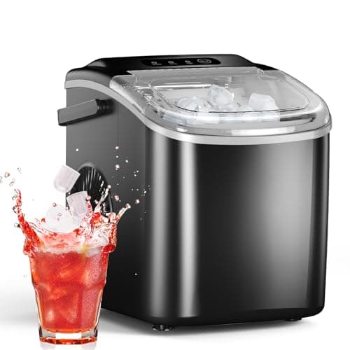 Ice Maker Countertop, Efficien... for Home/Office/Kitchen,Black