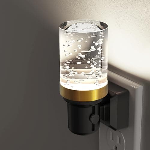 L LOHAS LED Night Light, Dimmable Night Lights Plug into Wall, Automatic Night Lights Plug in with Auto Light Sensor, Adjustable Brightness 5000K LED Night Light, for Bedroom Hallway Home