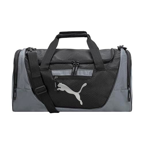 [Prime] 21" PUMA Contender Duffel Bag w/ Removable Strap and Shoe Pocket (Gray/Black)  $15.47 + Free Shipping