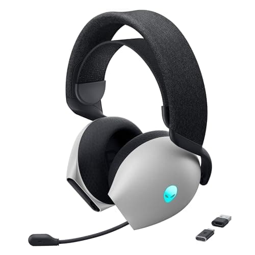 Alienware Tri-Mode Wireless Ga...5 Hrs (Bluetooth), Lunar Light