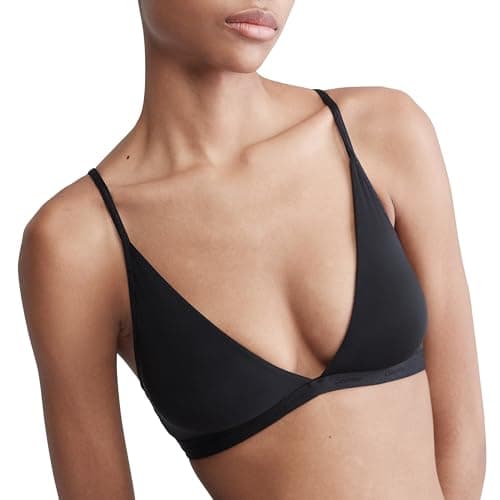 $10.18 | Calvin Klein Form to Body Lightly Lined Triangle Bralette (Medium) at Amazon