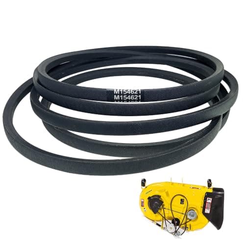 POAAOQ Mower Deck Belt for M154621 / 0.559 x 146.24 inches/for John Deere 42 Inch X300 X304 X310, Z245 EZtrak Zero Turn Mower 48" / Aramid Cord