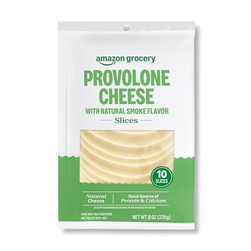 Amazon Grocery, Provolone Chee... Smoke Flavor, 8 Oz, 10 Slices