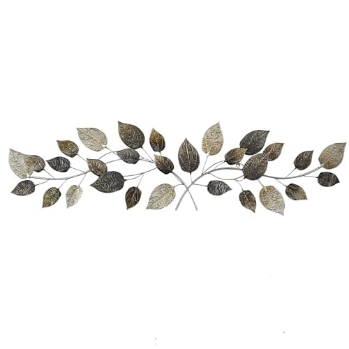 Deco 79 Metal Leaf Home Wall D...all Art 50" x 2" x 15", Bronze