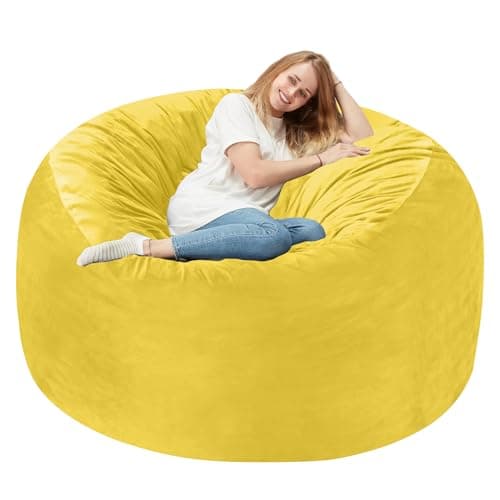4' Homguava Large Beanbag Chair w/ Dutch Velvet Cover $42.49 + Free shipping
