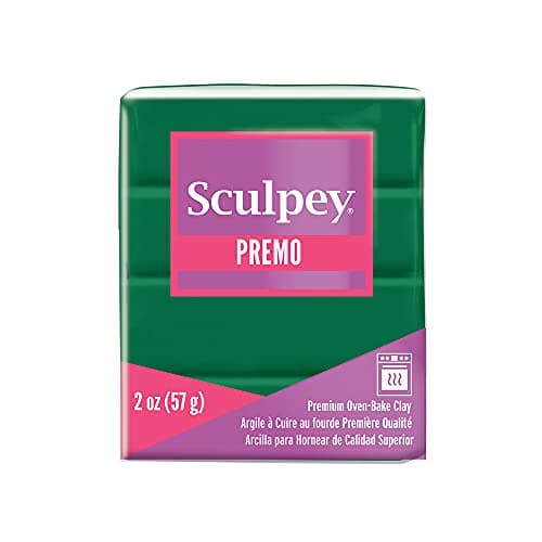 Sculpey Premo Polymer Clay 2oz-Forest Green
