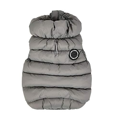 Puppia Winter Ultralight Dog C...l and Medium Dogs, Grey, Large