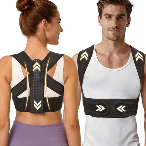 WNIEYO Posture Corrector for Women and Men Back Brace for Women Back Straightener for Effective Lower Back Pain Relief, Scoliosis, and Better Posture Support(L)