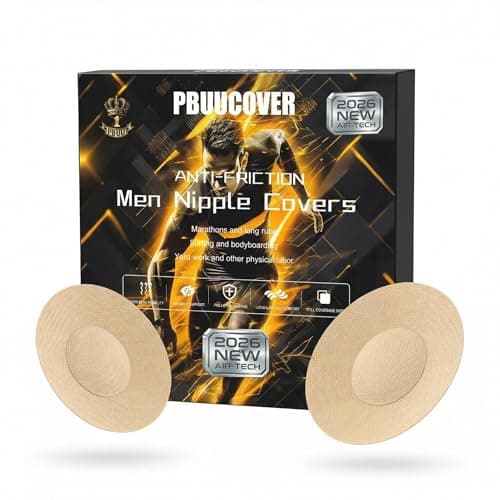 pbuucover Mens Nipple Covers,160/132/100PCS Nipple Covers for Men,No Show Adhesive Patches for Runners, Gym, Surfing & Marathon Beige