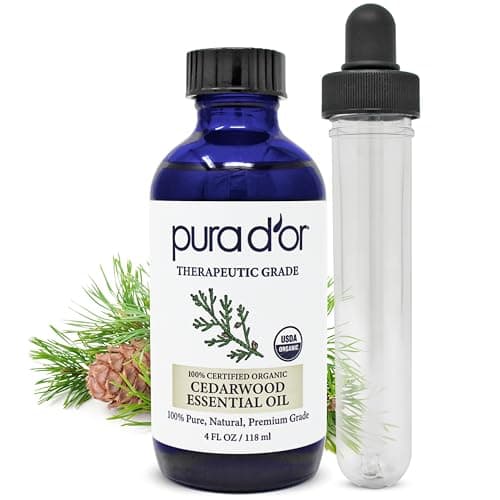 PURA D'OR Organic Cedarwood Es...Massage, Odors, Home, DIY Soap