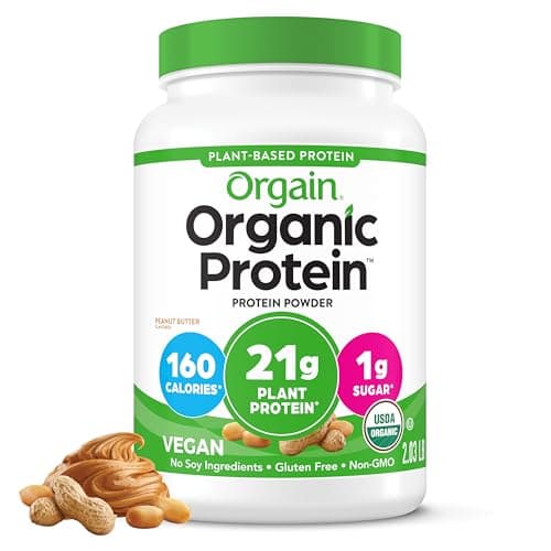[S&S] $21.47: Orgain Organic Vegan Protein Powder, Peanut Butter (2.03 lb)