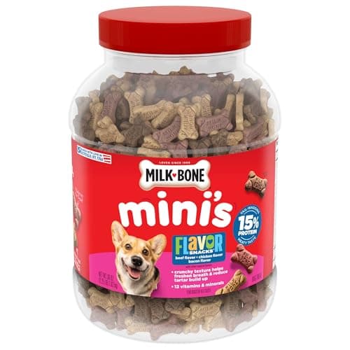 36-Oz Milk-Bone Mini's Flavor Snacks Dog Treats $3.80 w/ S&S