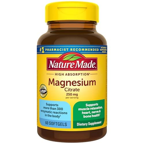 60-Count Nature Made Magnesium Citrate 250mg Softgels $4.35 w/ S&S + Free Shipping w/ Prime or on $35+