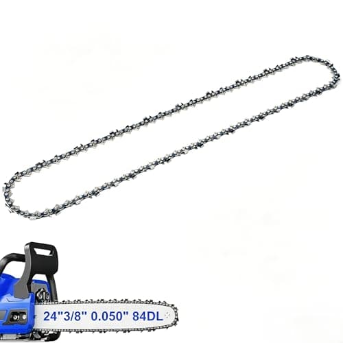 Meckorn 24/25Inch Chainsaw Chain 3/8" Pitch .050" Gauge 84 DL, Fit for Husqvarna 460 Rancher 455 Rancher 585550084, Fits Stihl 33RS 84 MS390 MS310 MS460 MS500 3623-005-0084, Echo CS-590 72LPX84CQ E84